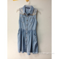 Denim Fabric 100% Cotton Women Clothes Dress Shirt Fashion Jeans Apparel 100% Cotton